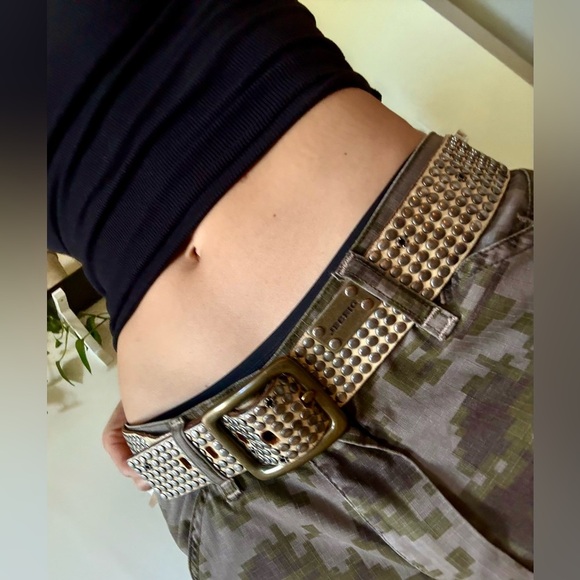 Diesel Studded Leather Belt – Made in Italy - Picture 7 of 7